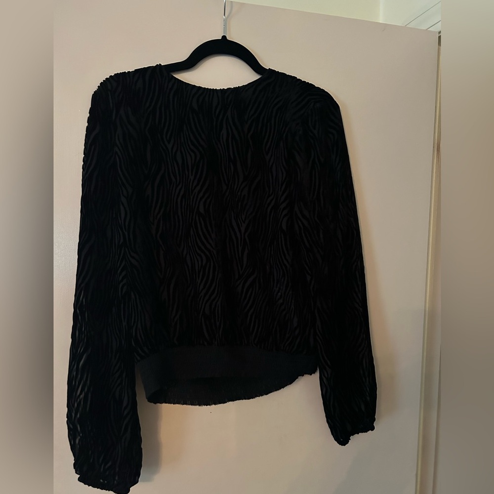 EUC Cami NYC Black silk top, sz XL